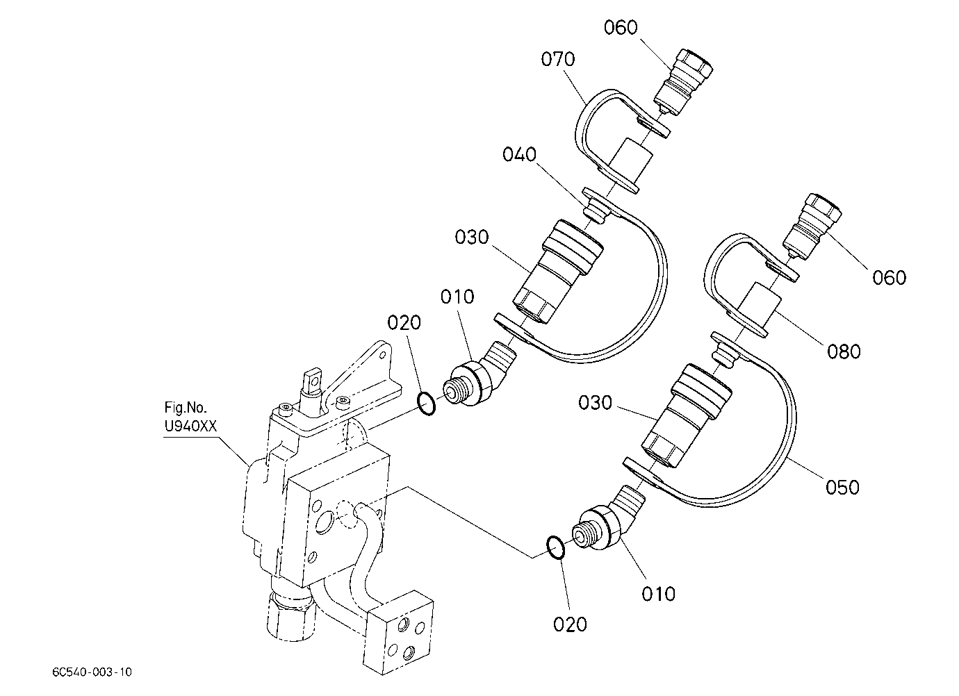 Auxiliary Control Valve Coupler (1St)(W/G No.B1654