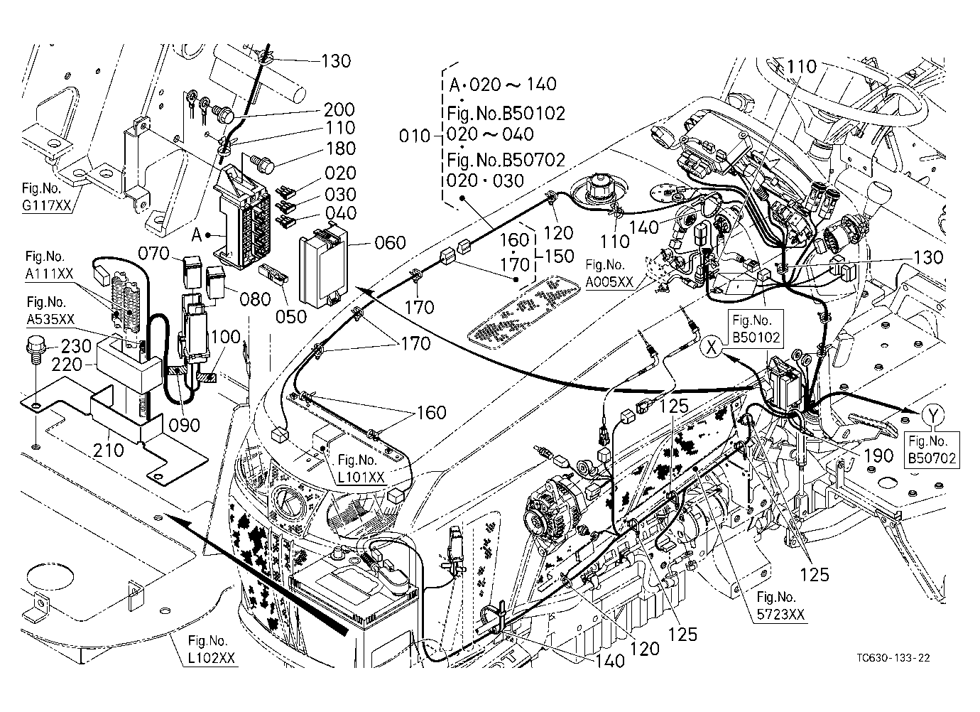 Electrical Wiring (Front) [L4701 Model]