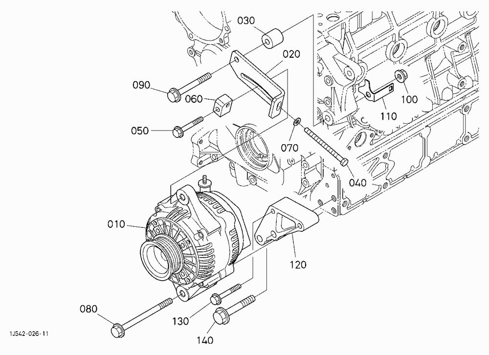 ALTERNATOR AND PULLEY