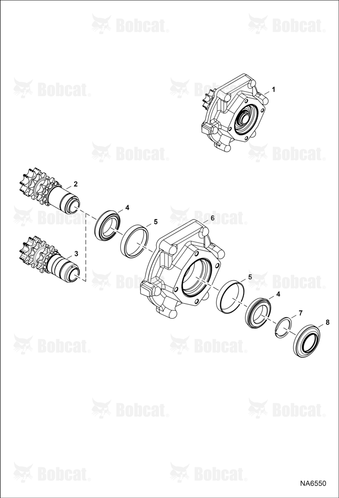 Motor Carrier (Drive Motor Mount Assy.) (2-Speed Motor)