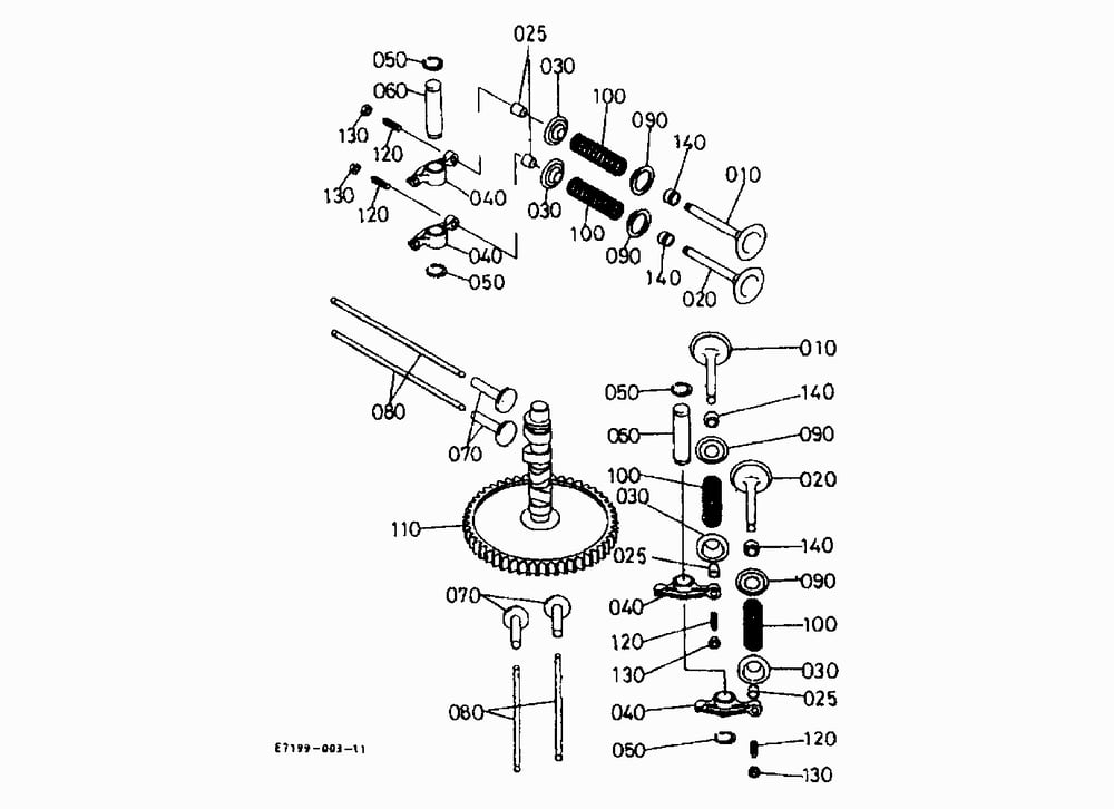ROCKER ARM/CAMSHAFT