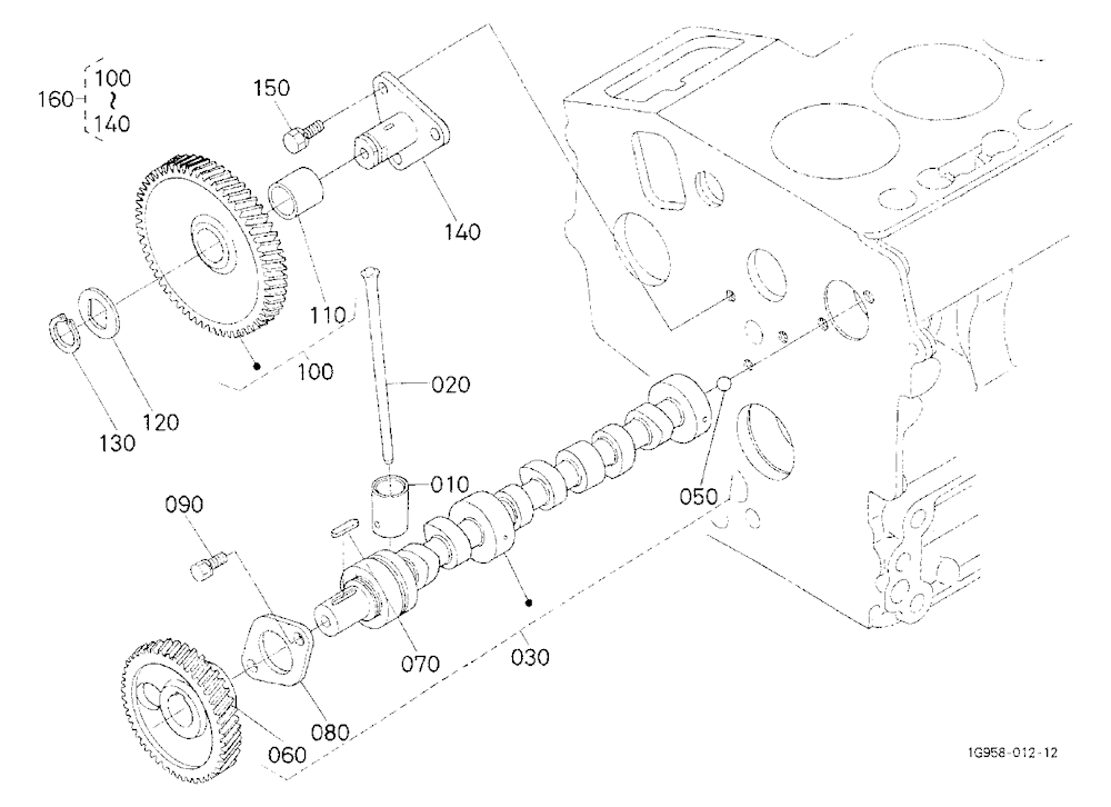 Camshaft And Idle Gear Shaft