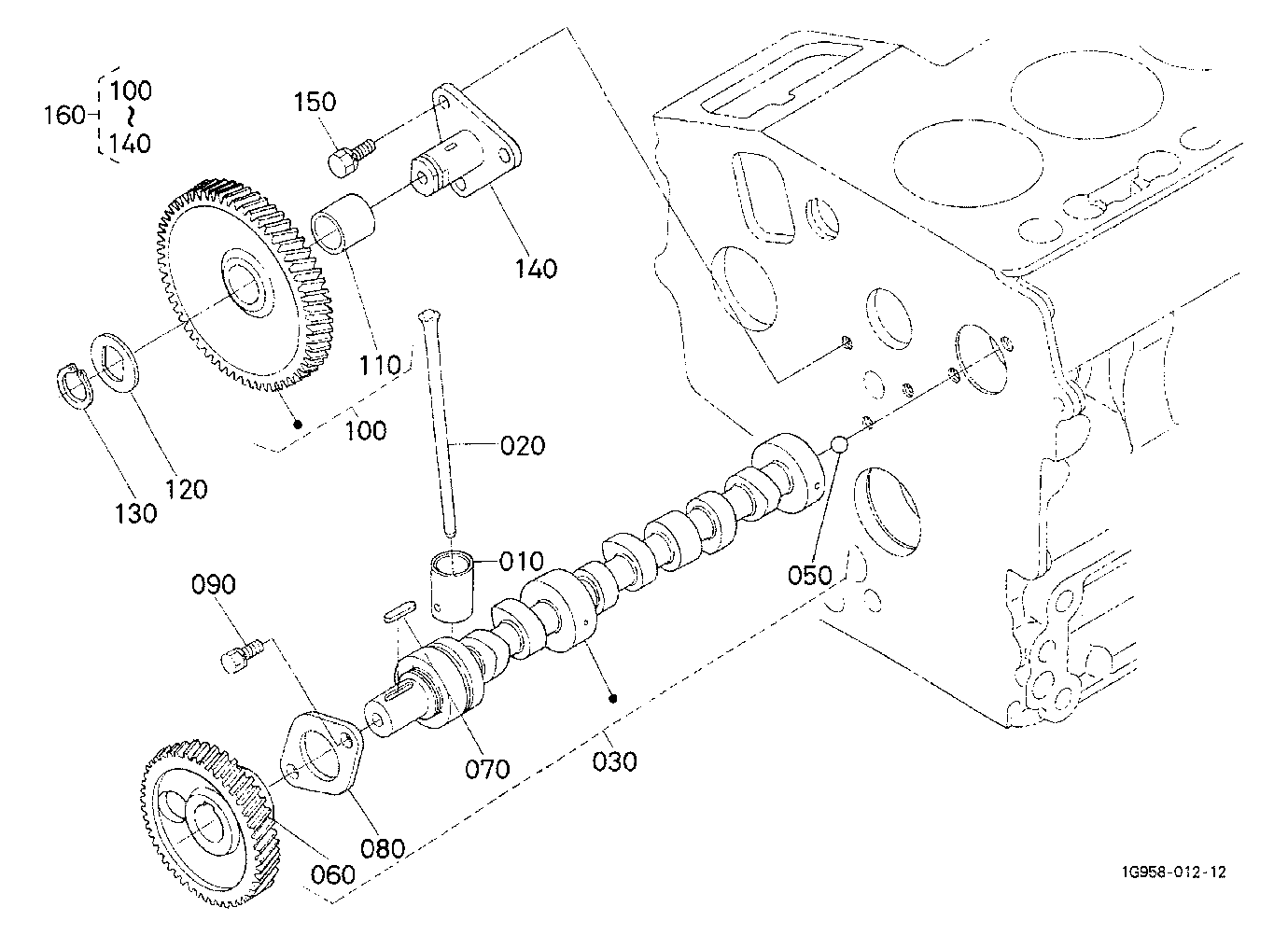 Camshaft And Idle Gear Shaft