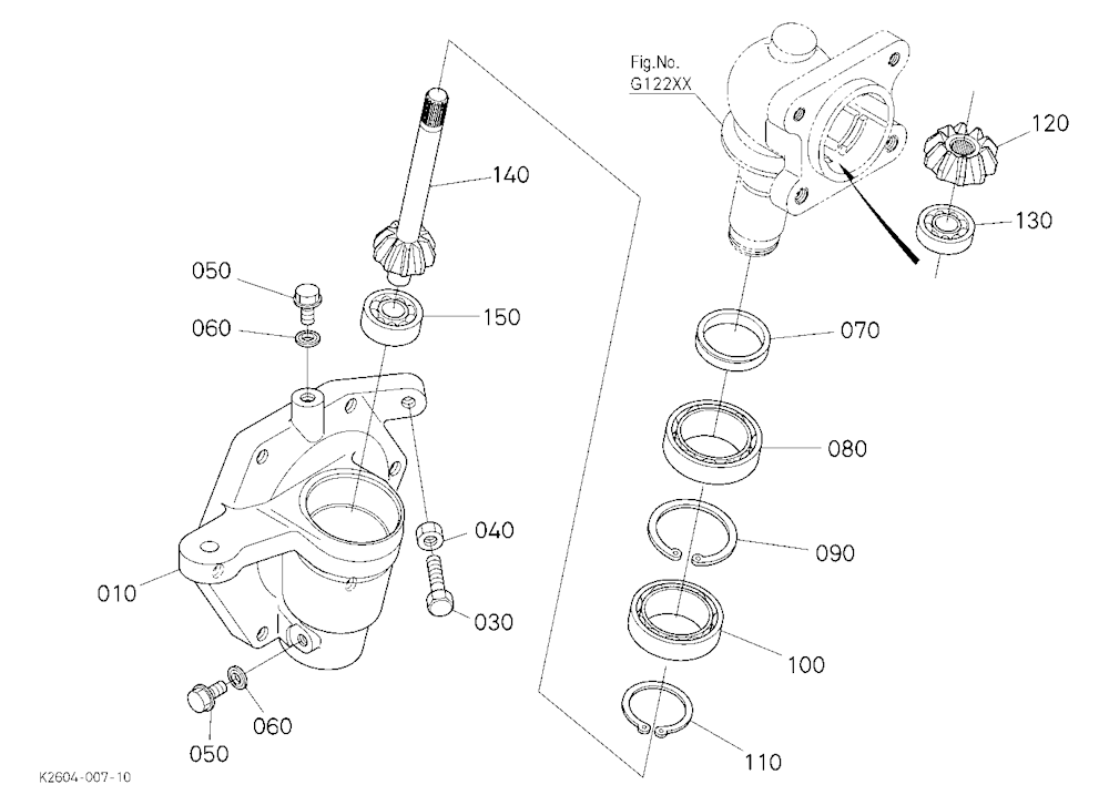 Front Axle Case Rh