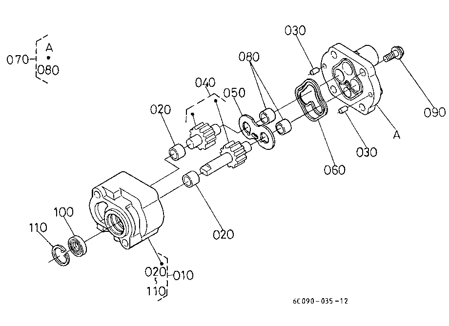 Hydraulic Gear Pump [Component Parts]