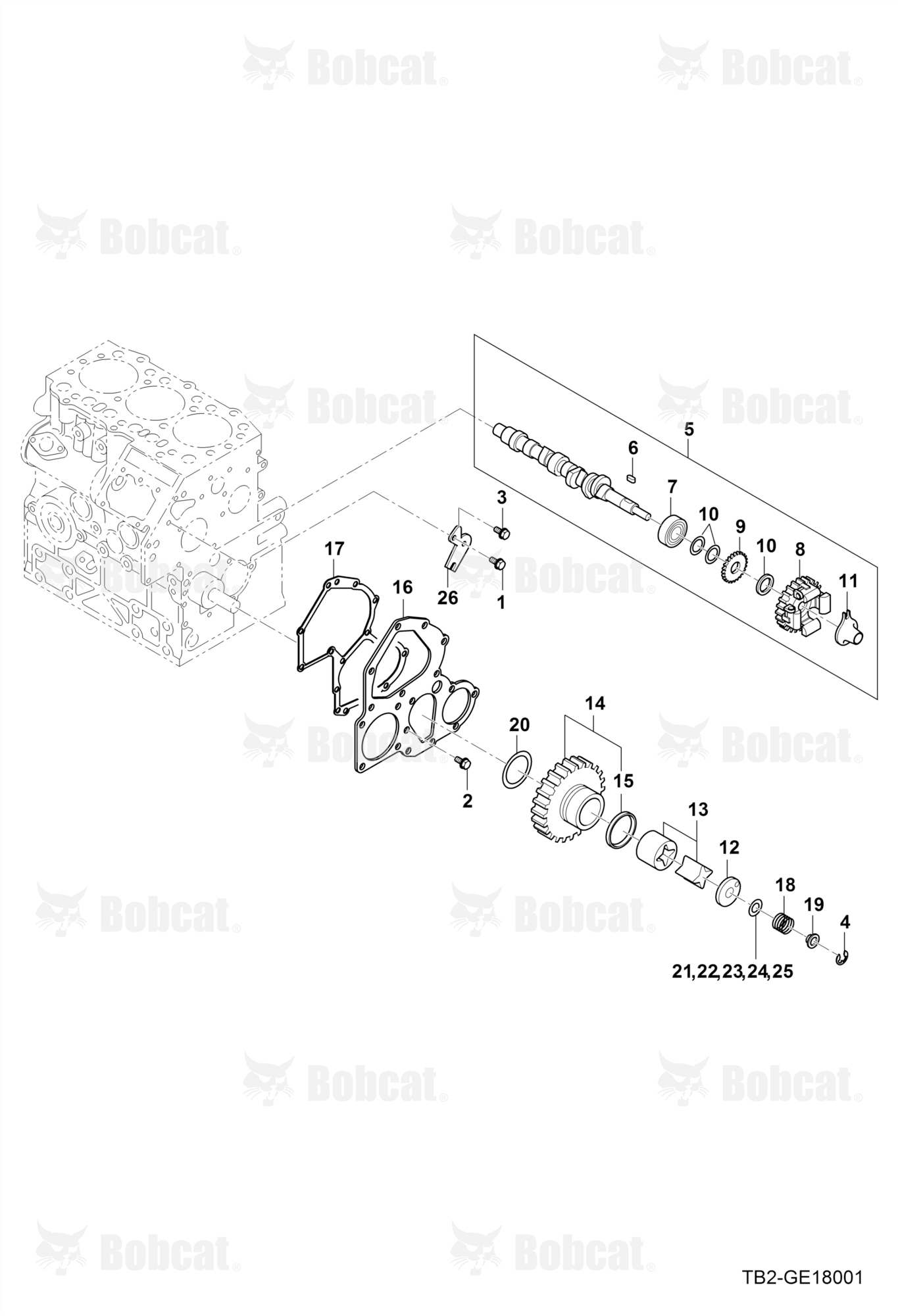 Camshaft Oil Pump Group