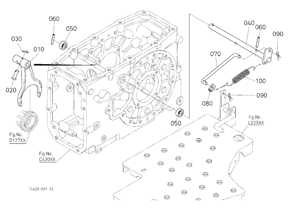 Differential Lock Shift Fork
