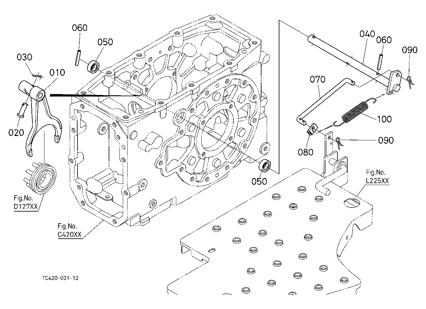 Differential Lock Shift Fork
