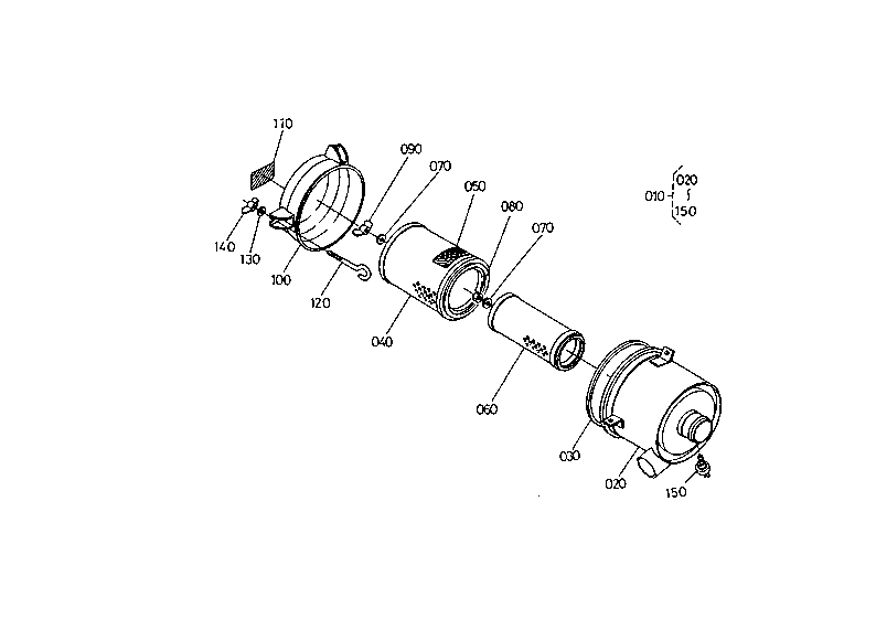 Double Air Cleaner [Section Parts]