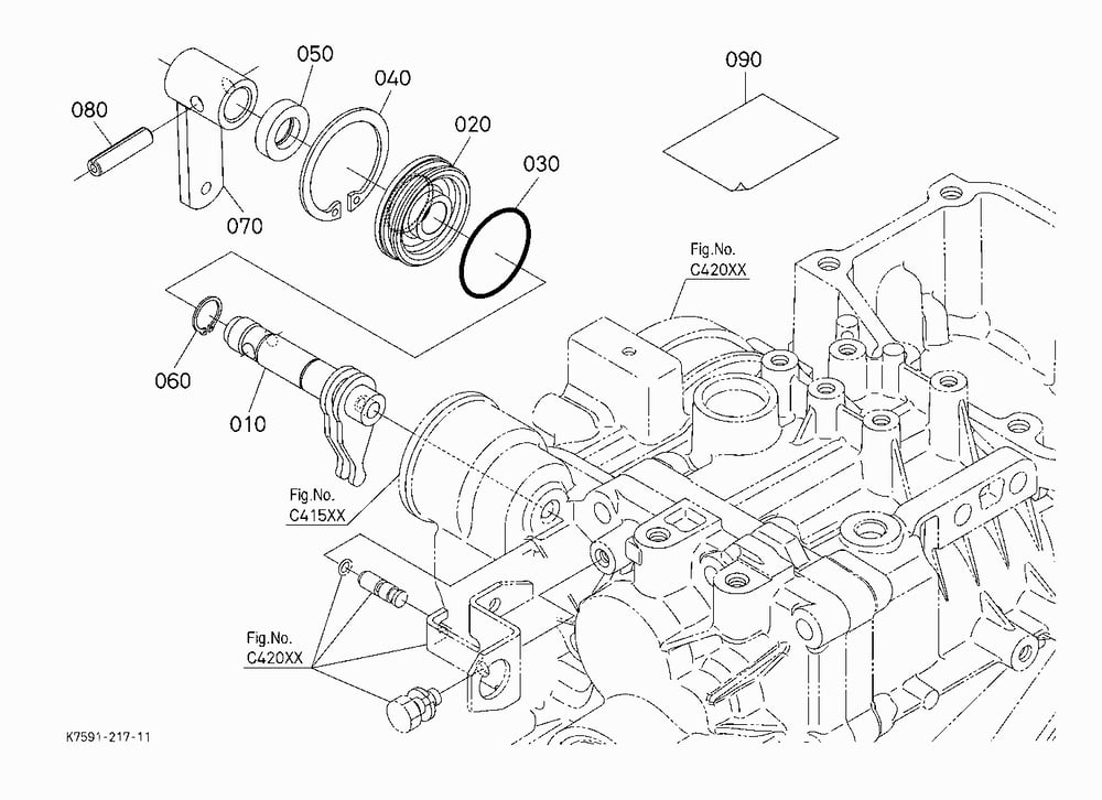 HYD. BED LIFT KIT (GEAR PUMP) (W/G No.V5242) [OPTI