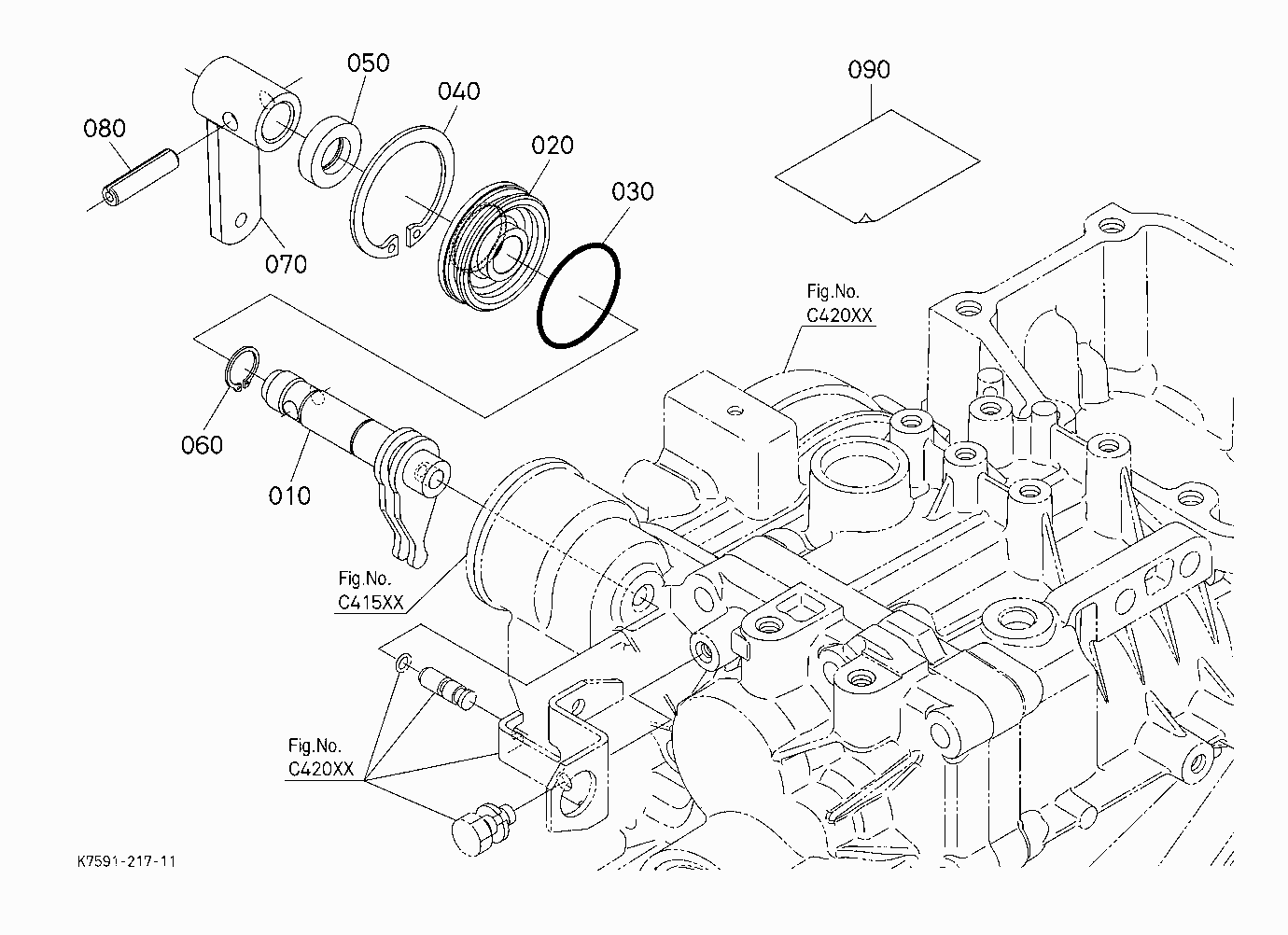 HYD. BED LIFT KIT (GEAR PUMP) (W/G No.V5242) [OPTI