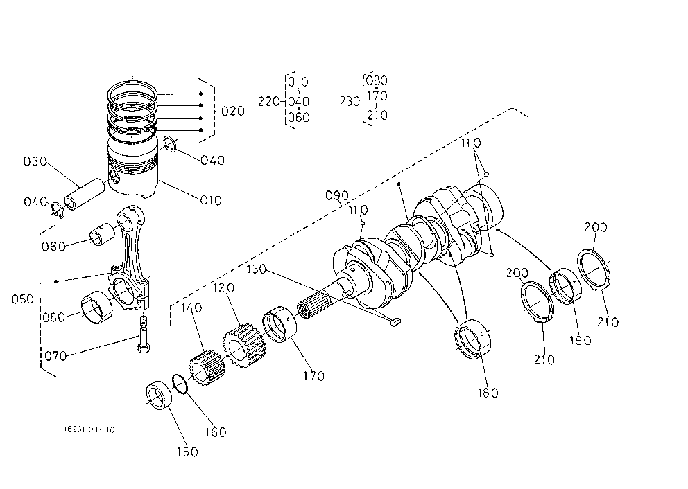 Piston/Crankshaft