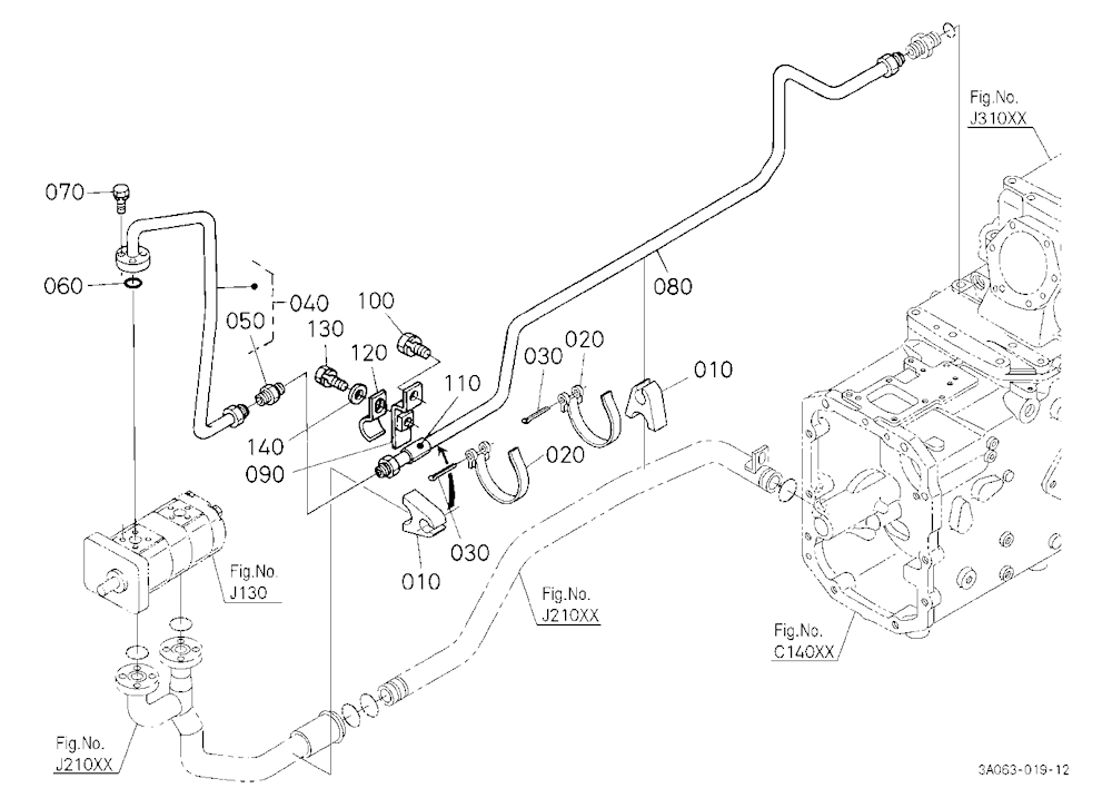 Hydraulic Pipe (Delivery) [Rops Type]