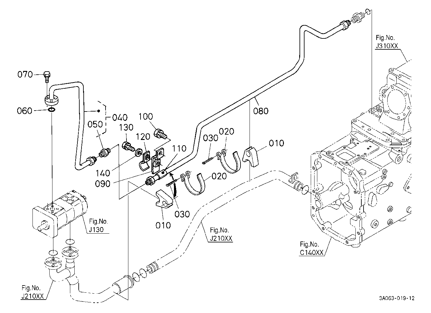 Hydraulic Pipe (Delivery) [Rops Type]