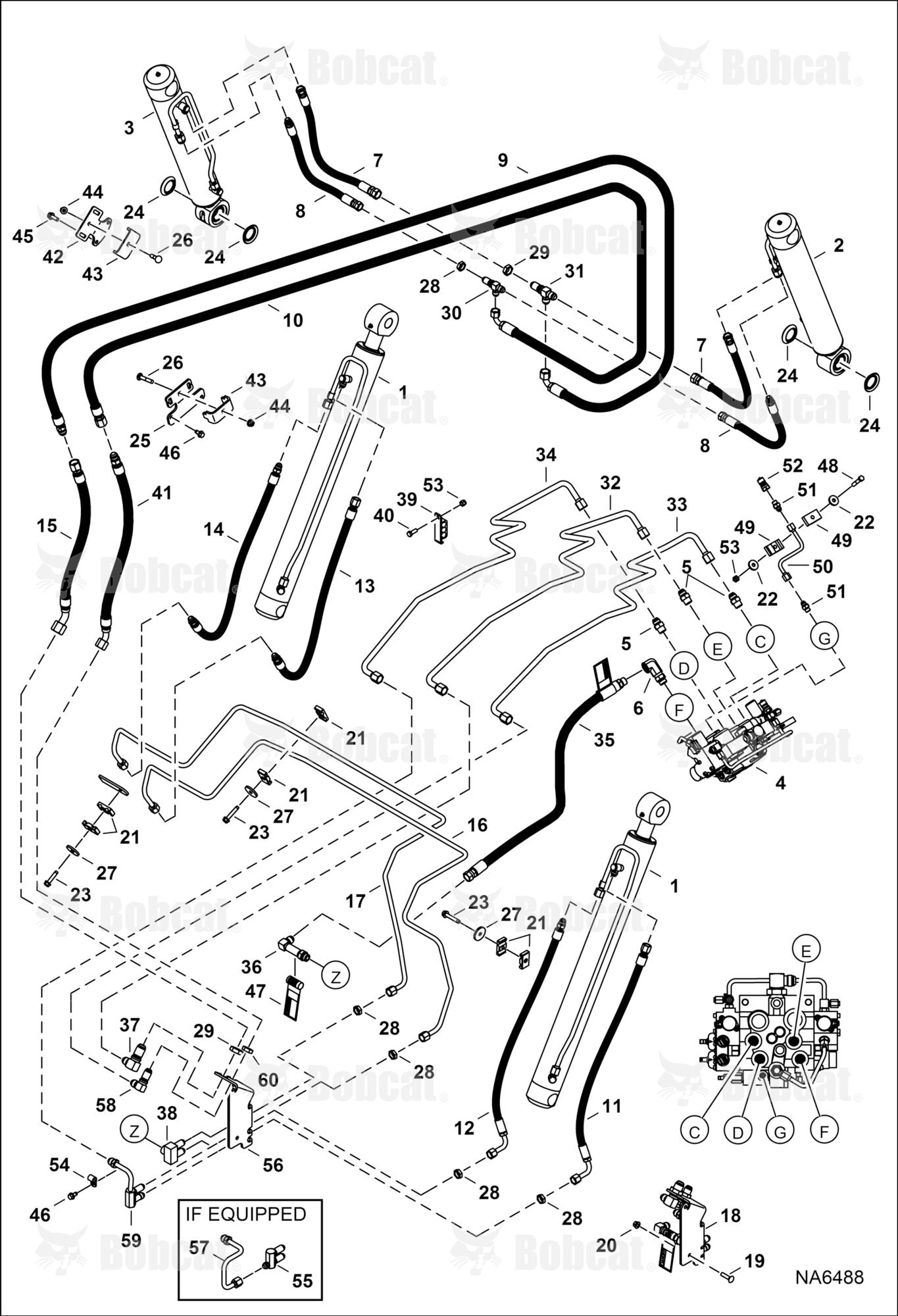 Hydraulic Circuitry (W/O BPV Junction Block)