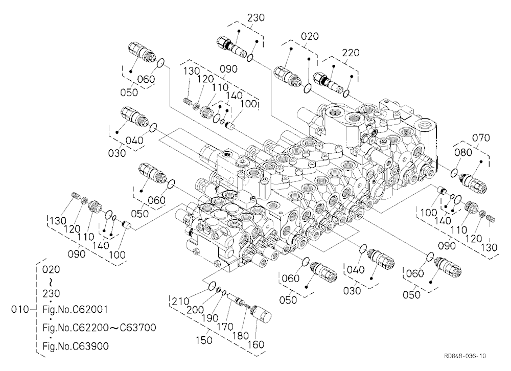 Control Valve (Relief) [Component Parts] [Except A