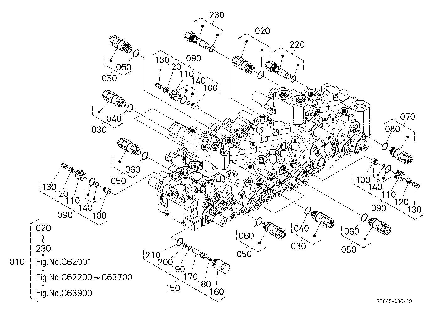 Control Valve (Relief) [Component Parts] [Except A