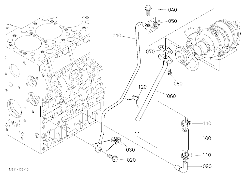 Oil Pipe (Turbo Charger)