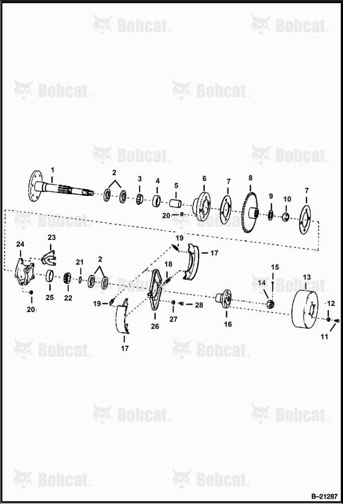 Axle & Brake Assembly