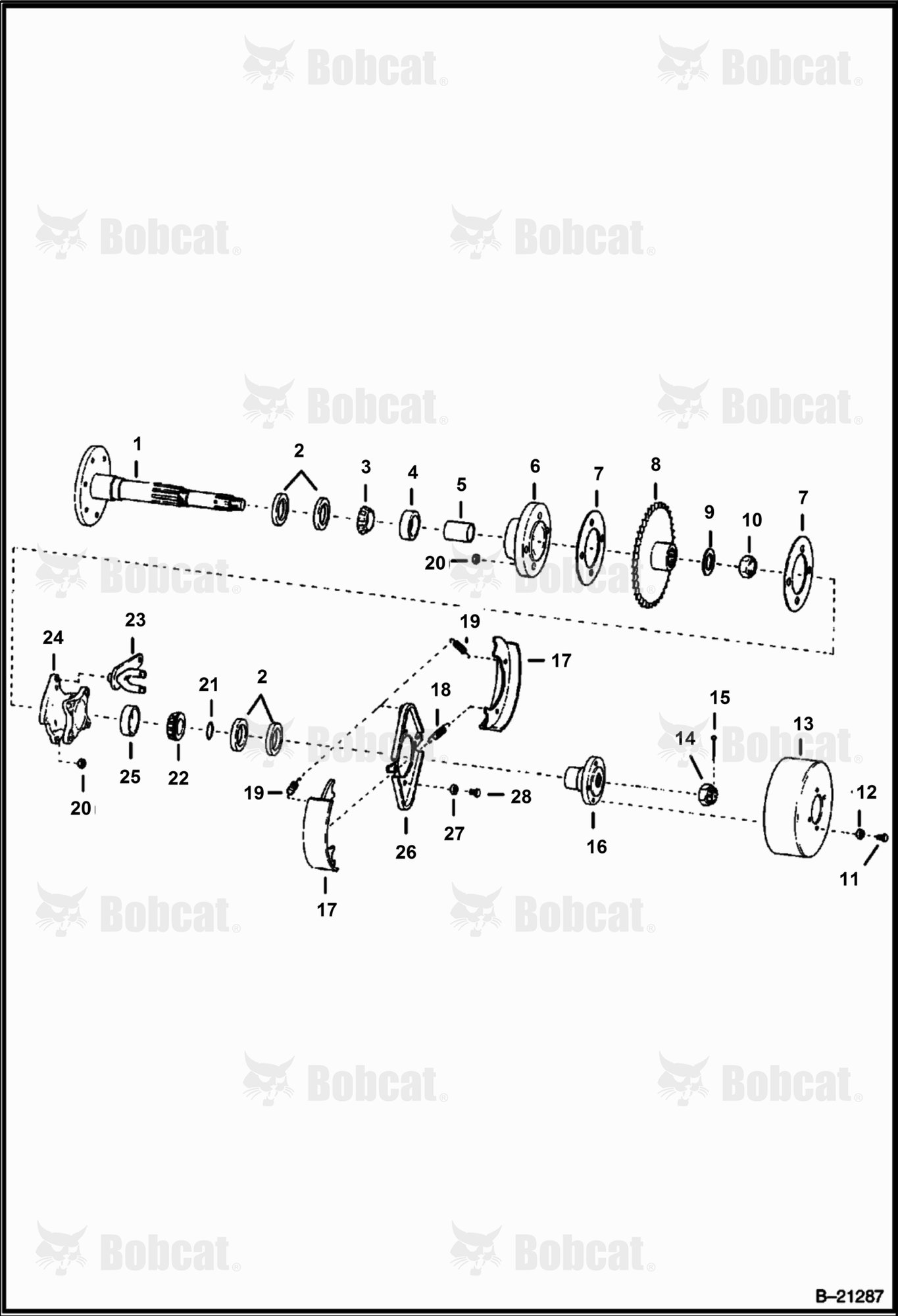 Axle & Brake Assembly