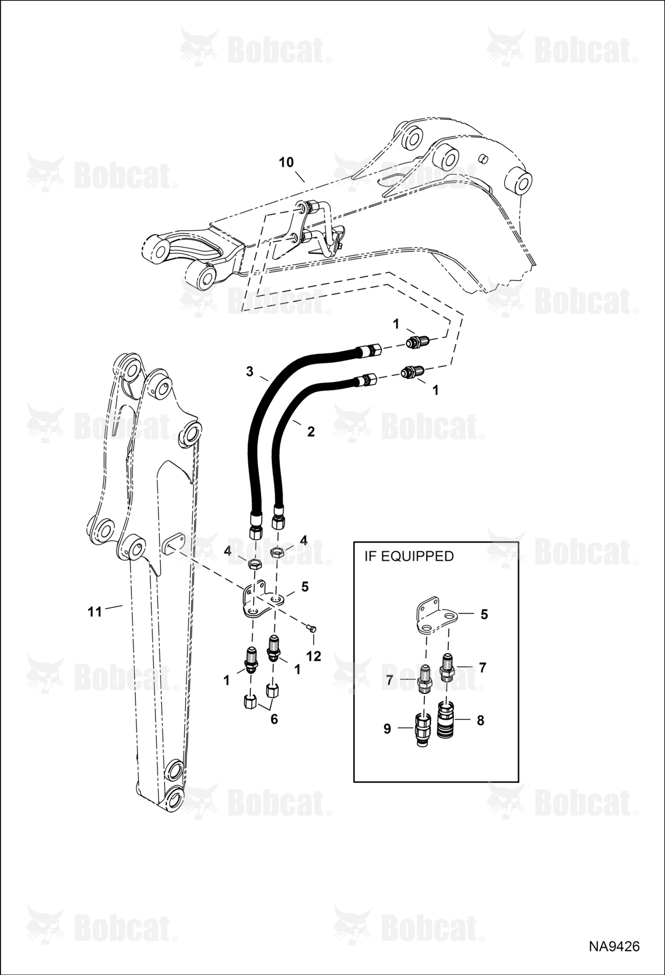 Auxiliary Hydraulics (Standard Arm)