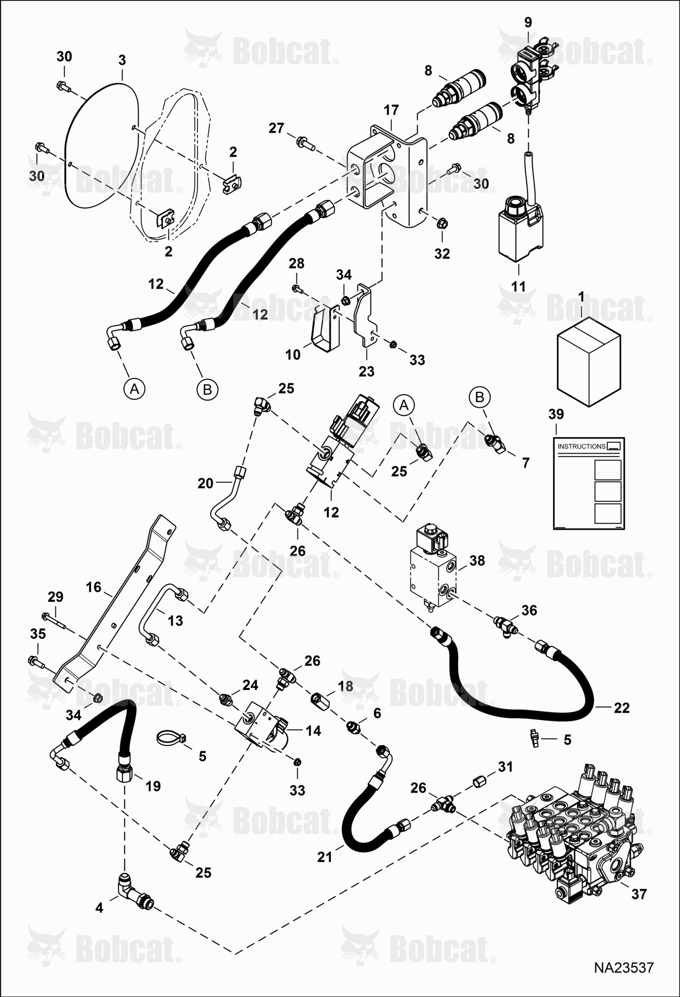 Rear Hydraulics Kit (Auxiliary)