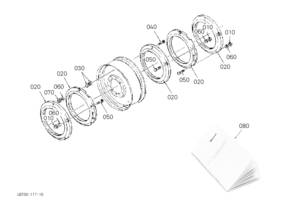 Dia Kit - Weight, Rear - Small Hub