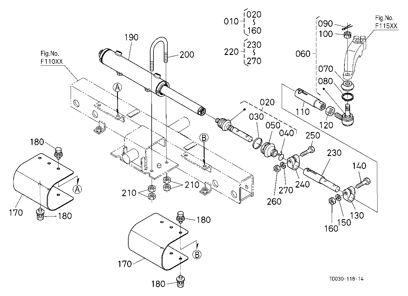 Steering Cylinder [Component Parts] [Old]