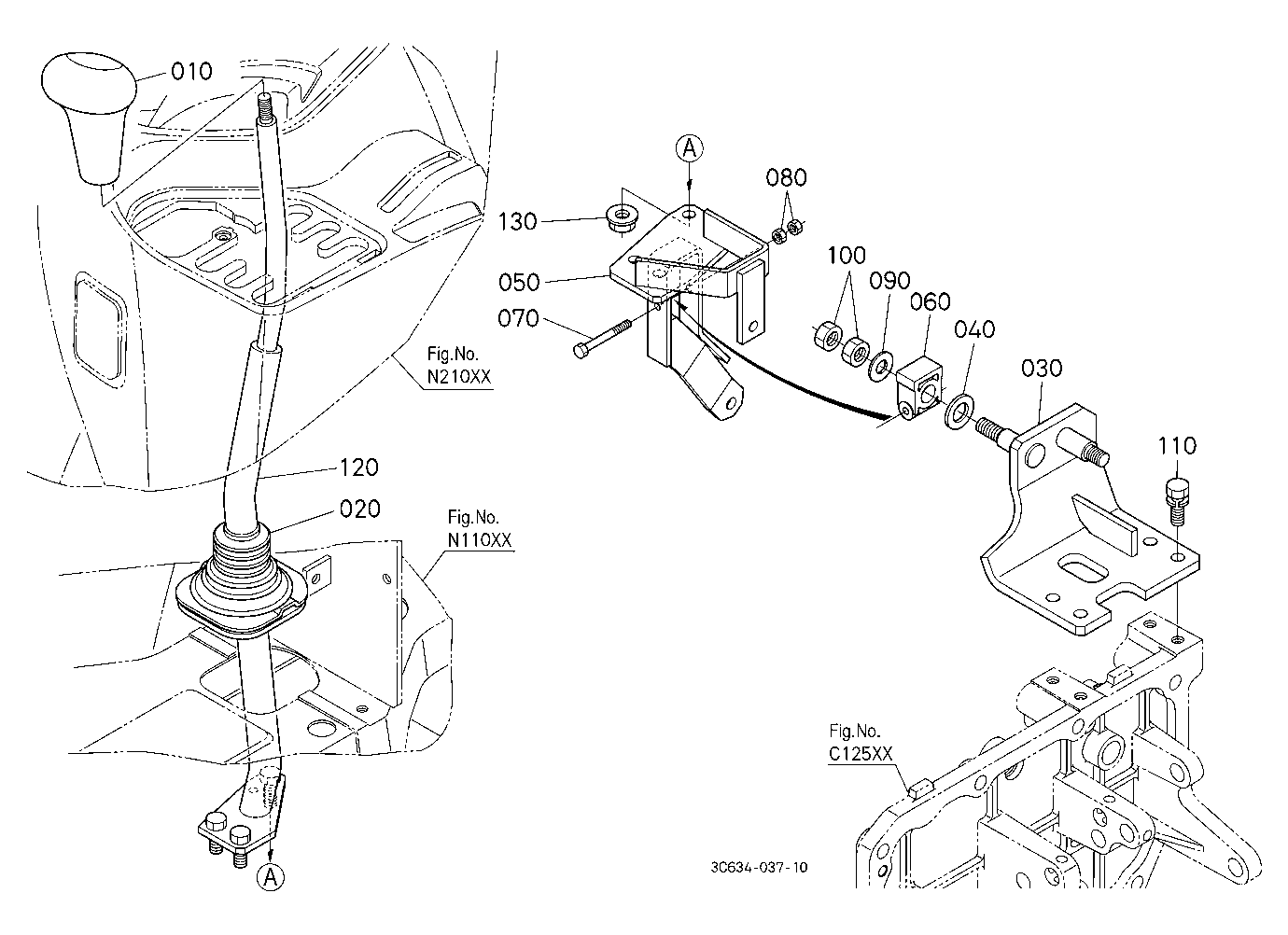 Main Gear Shift Lever