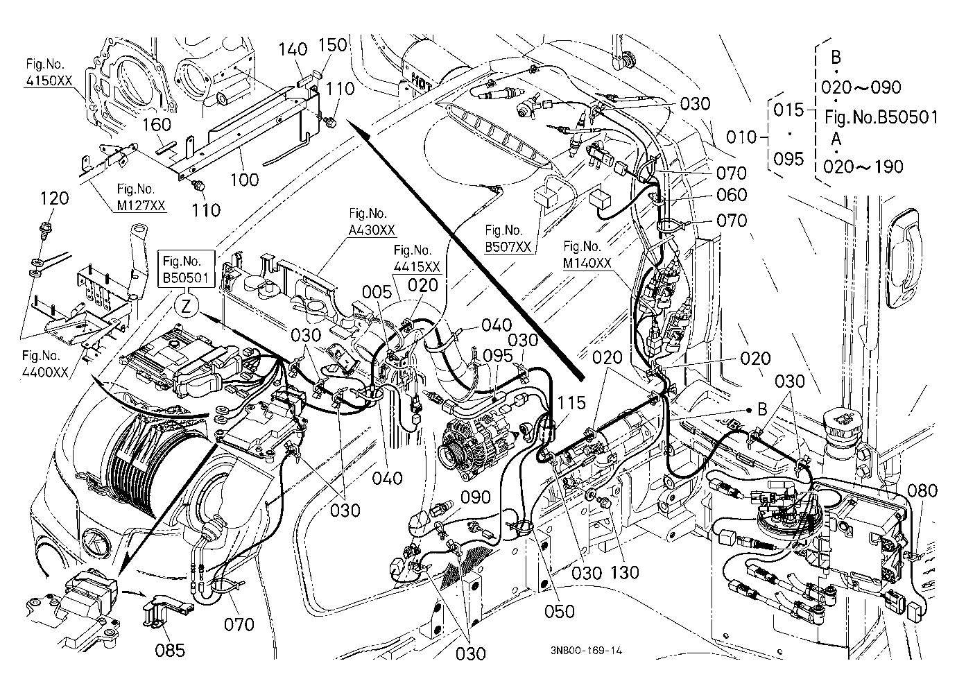 Electrical Wiring (Engine Lh)