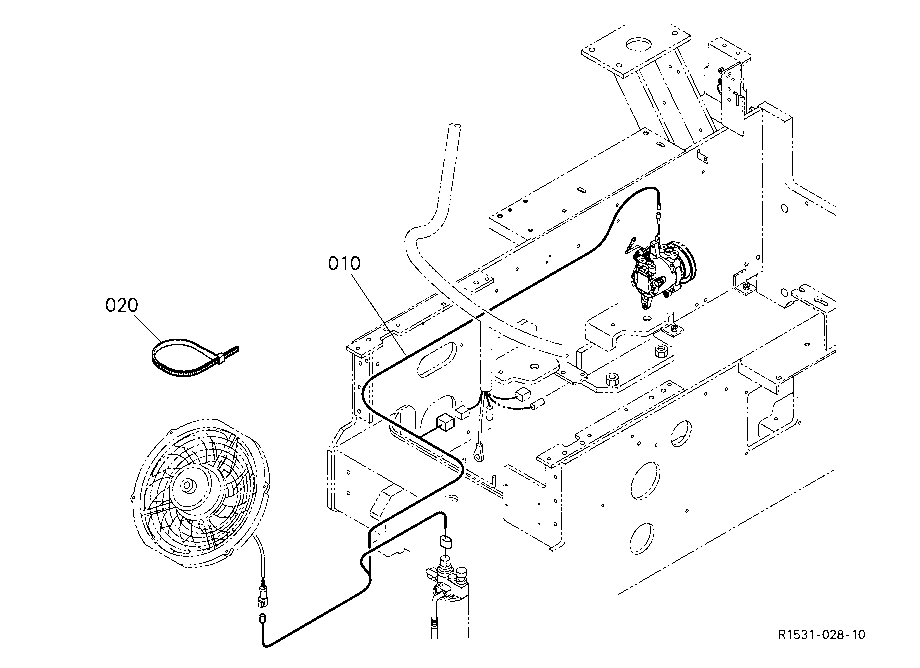 Cabin (Air Conditioner Condenser Electrical Wiring