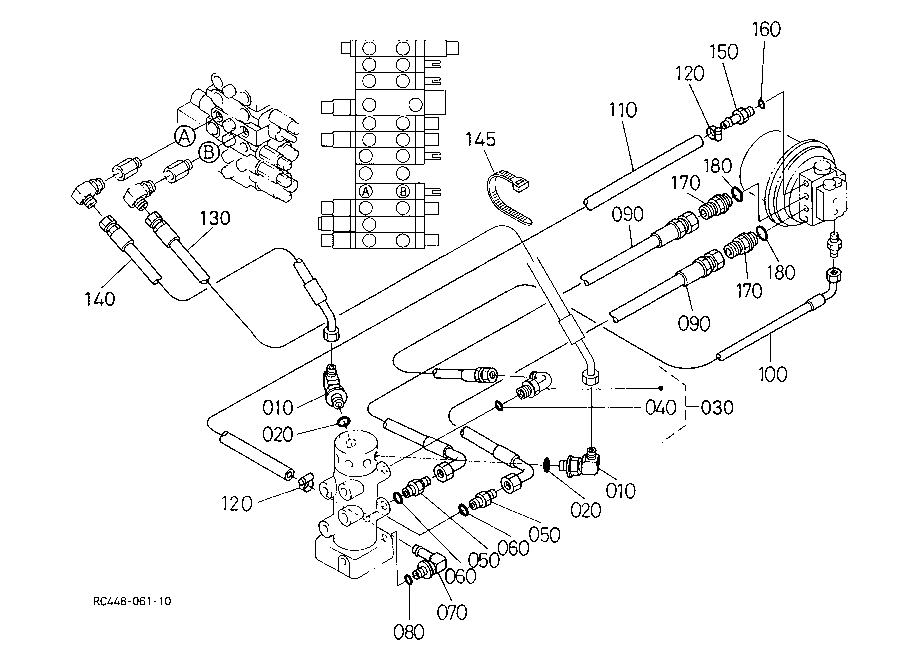Oil Piping (Travel Rh)