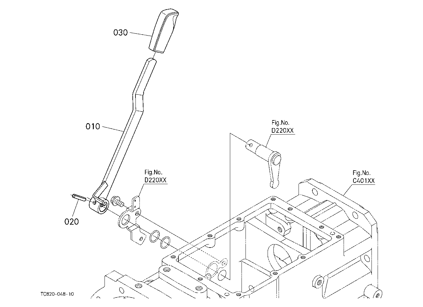 Pto Gear Shift Lever