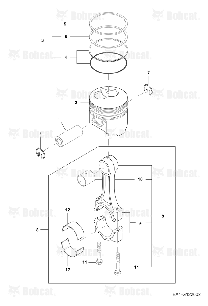 Piston Connecting Rod Group