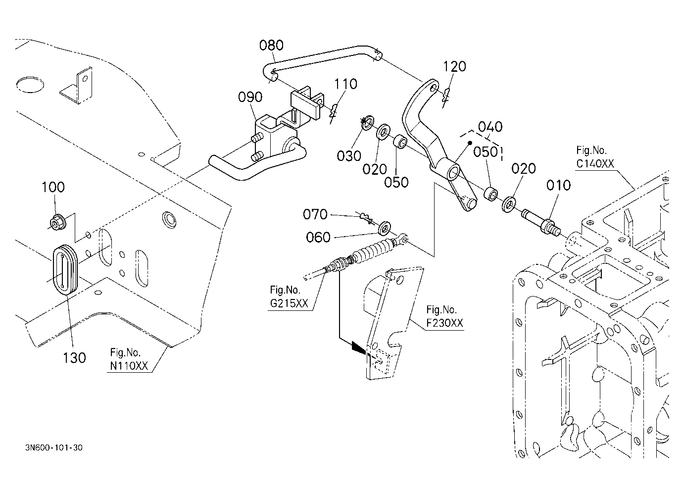 Front Differential Lock Pedal