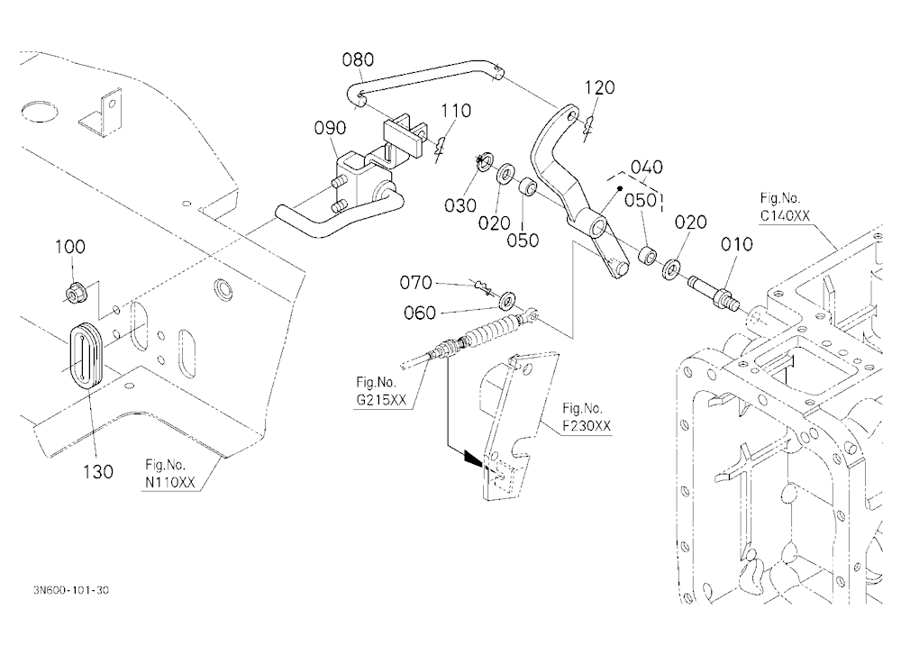 Front Differential Lock Pedal