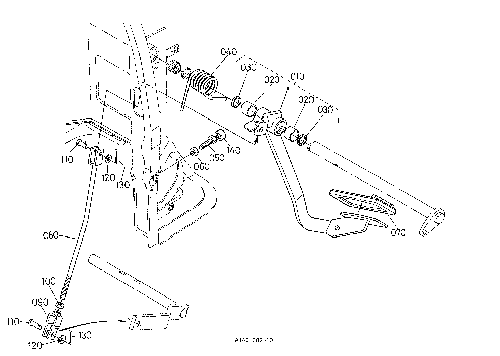 Clutch Pedal [Hst Type] [Rops Type]