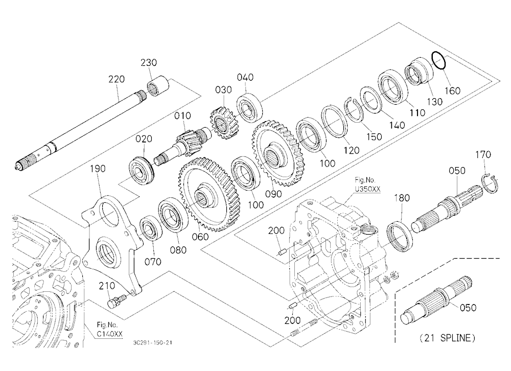 Pto(540/1000) Conversion Kit (Gear) [Option]
