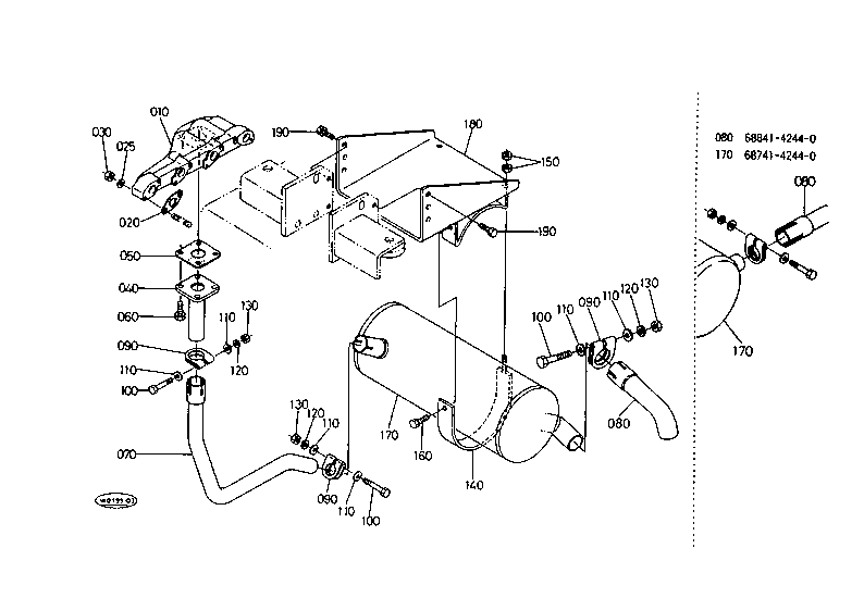 Muffler Exhaust Manifold