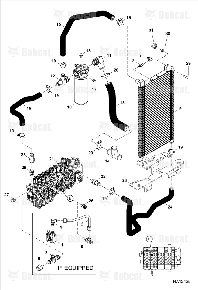 Hydraulic Circuitry (Cooler/Filter & Direct to Tank)