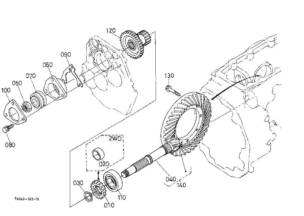 Spiral Bevel Pinion [W/O Creep]
