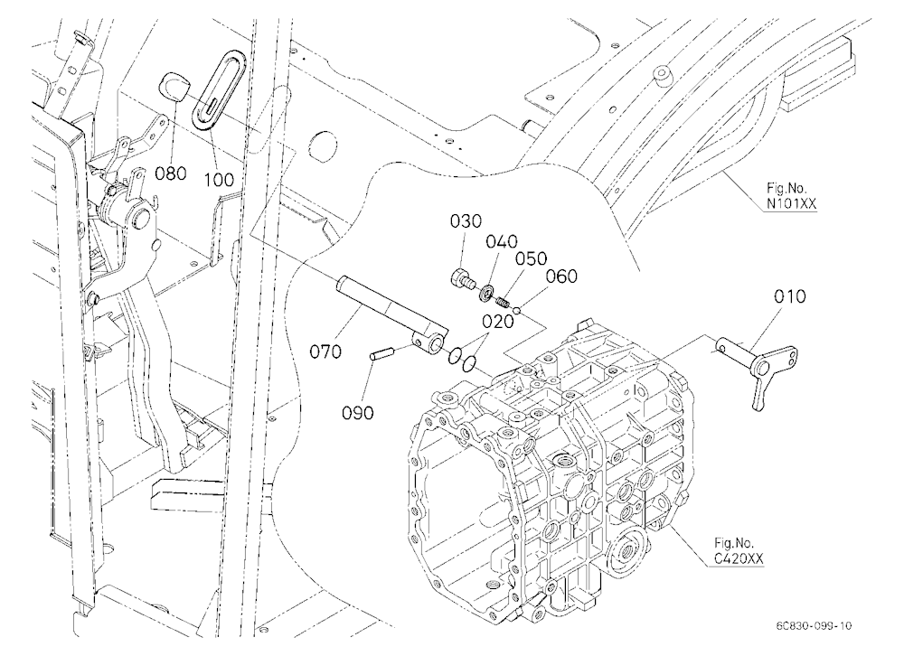 Front Wheel Drive Lever