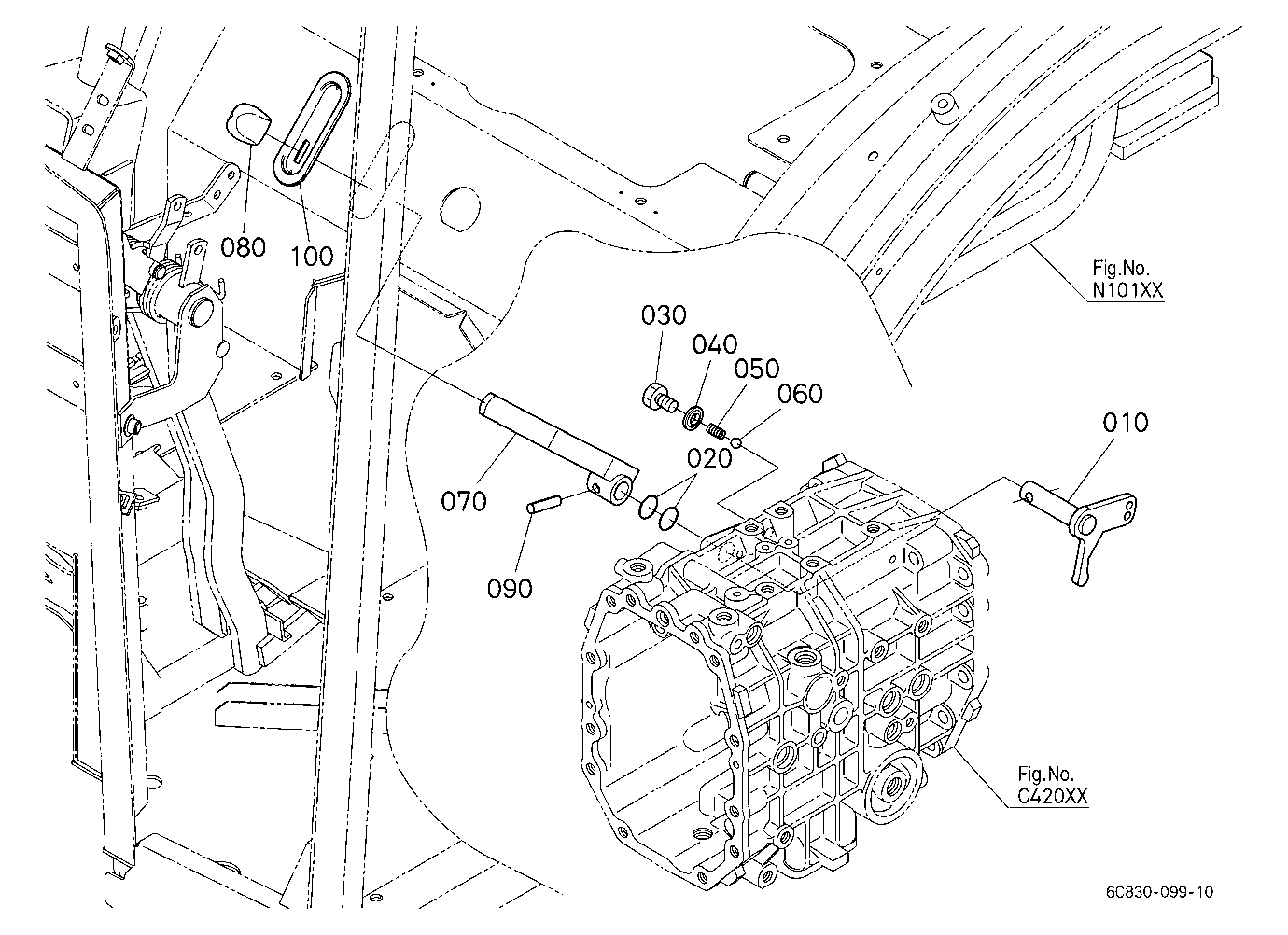 Front Wheel Drive Lever