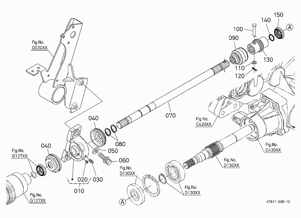FRONT WHEEL PROPELLER SHAFT