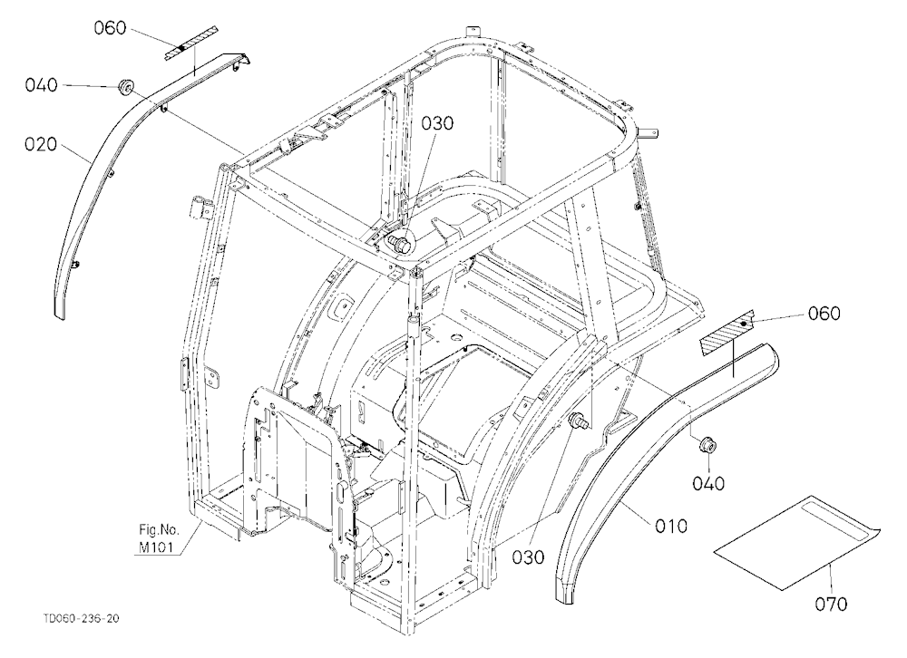 Over Fender Kit (W/G No.L8365) [Cab Type] [Option]