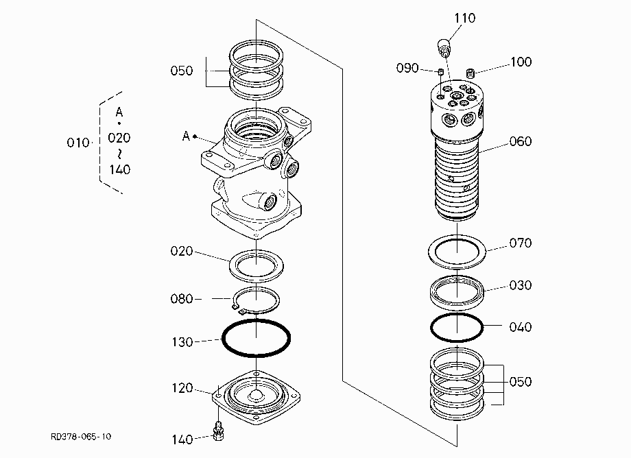 ROTARY JOINT (COMPONENT PARTS)