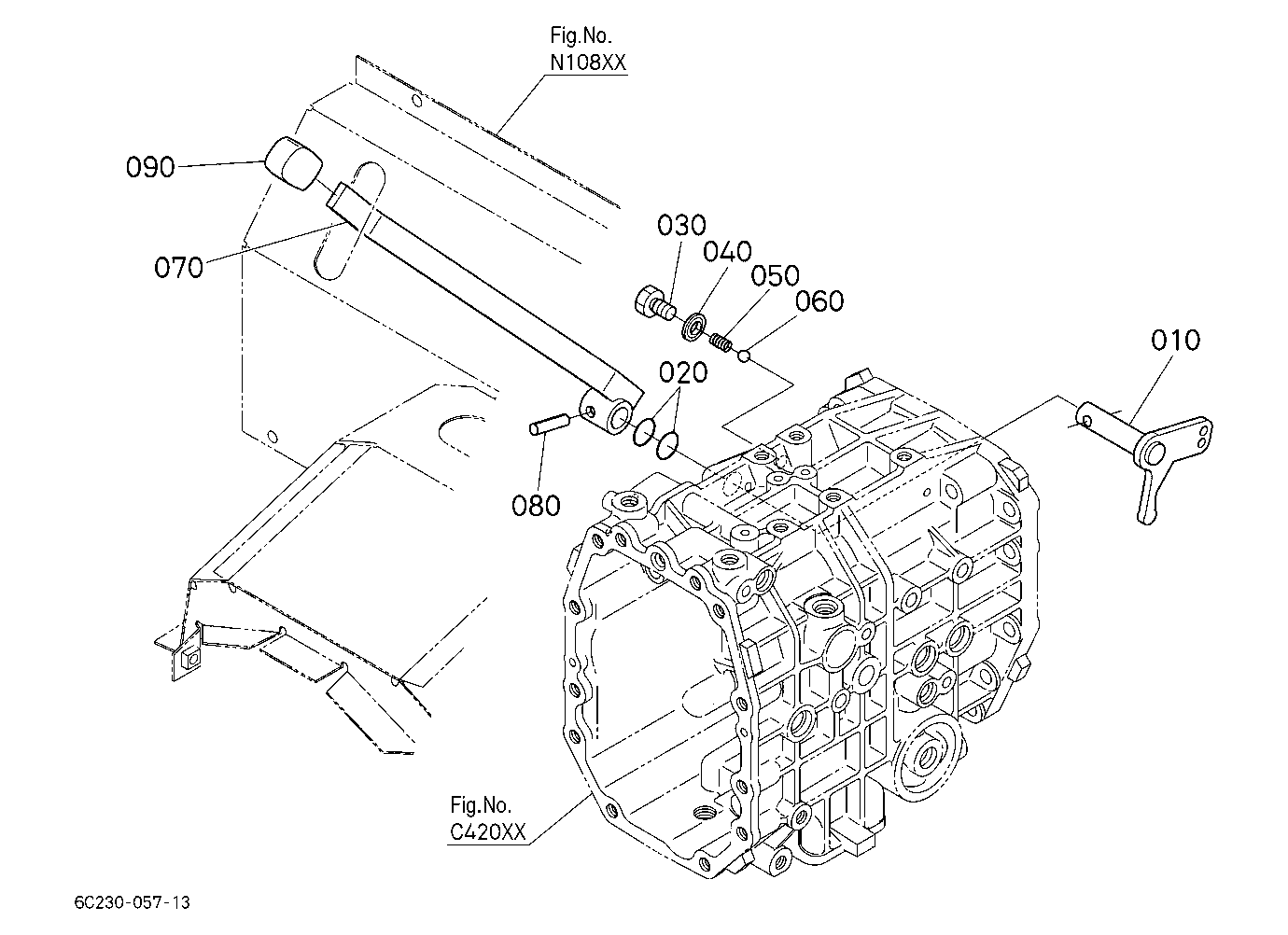 Front Wheel Drive Lever