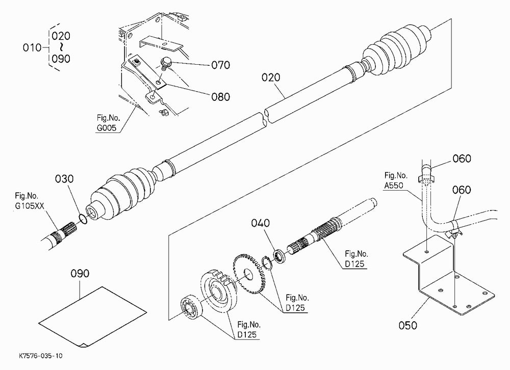 PROPELLER SHAFT KIT [OPTION]