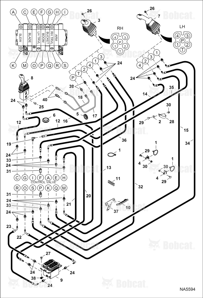 Hydraulic Circuitry (Pilot W/O JPS)