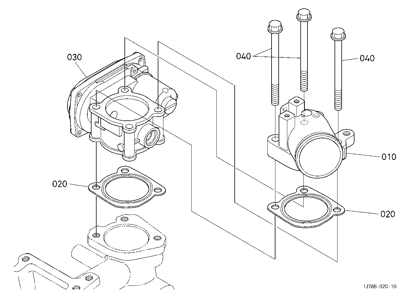 Air Cleaner Flange And Throttle Valve